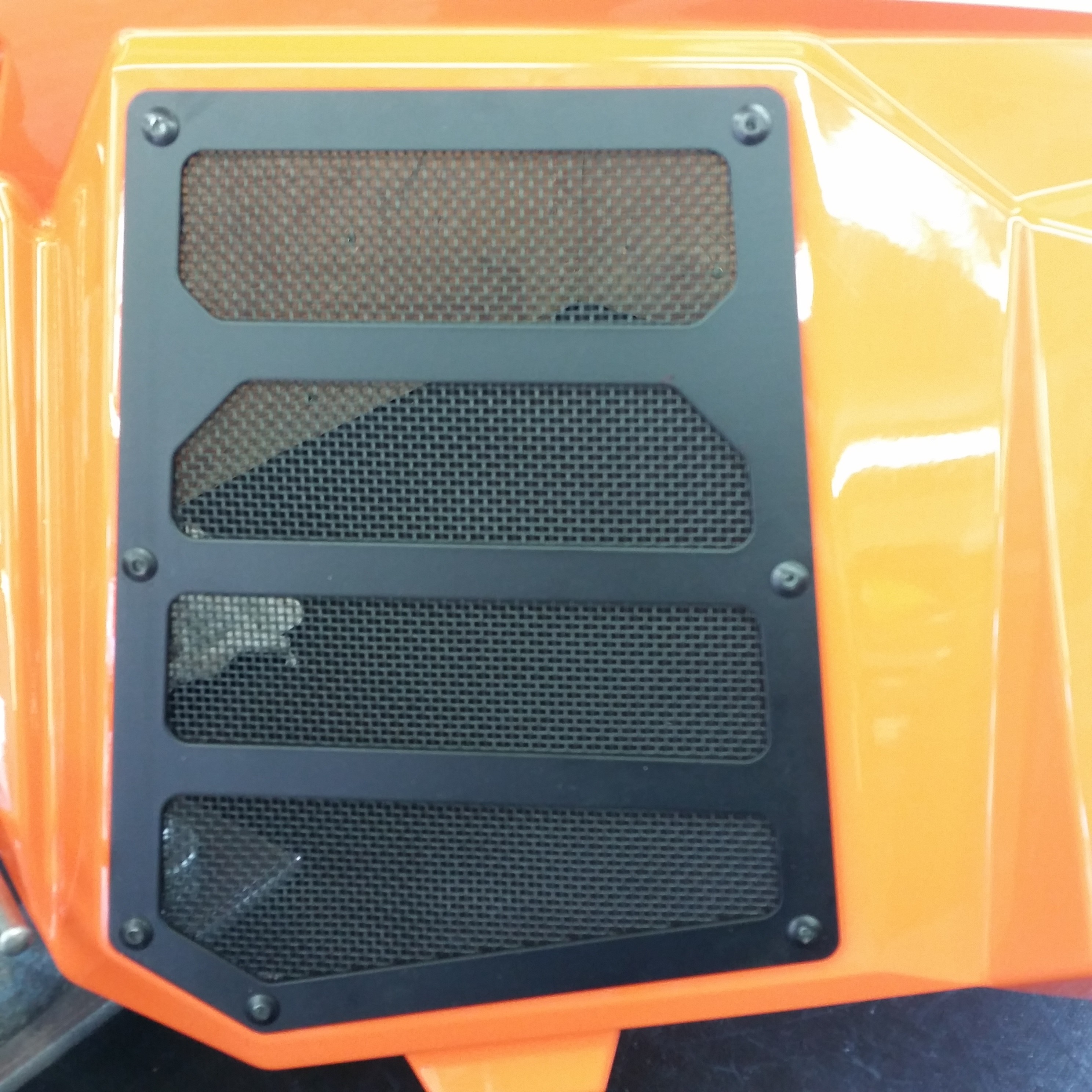 Rear Lower Side Panel Vent Set Black Fire n Ice Performance