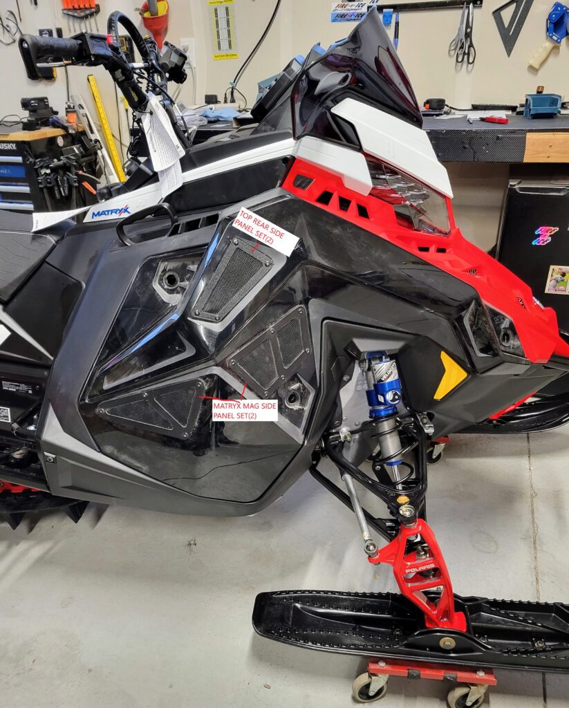 Matryx Side Panel Vent Sets Fire N Ice Performance